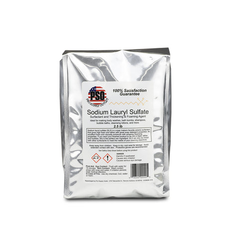 2.5lbs Sodium Lauryl Sulfate/Sulphate SLS Noodles powder HIGH ACTIVE  Foaming agent